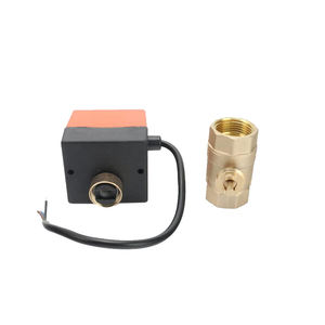 Válvula de bola eléctrica SDPSI AC 220V Válvulas de interruptor bidireccional alimentadas por solenoide de 2 controles de 3 cables para agua - Product Image 3