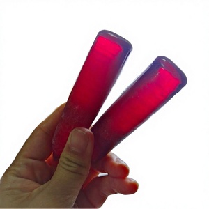 อะเล็กซานไดรต์สังเคราะห์ คอรันดัม ทับทิม วัตถุดิบ ไม่ผ่านการเจียระไน เปลี่ยนสีได้ ผ่านการอบความร้อน รูปทรงกระบอก ผลิตในห้องปฏิบัติการ - Product Image 4