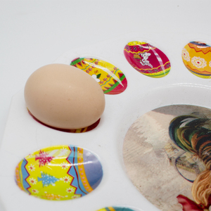 Plato <span class=keywords><strong>cromático</strong></span> redondo de 12 huevos, vajilla de Pascua, bandeja de huevos de plástico, venta al por mayor - Product Image 2