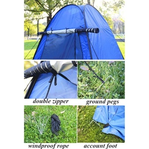 Tente de camping portable de grande taille, imperméable, anti-UV, épaisse, pliable instantanément, vente en gros, tente de toilette/douche pour l'extérieur - Product Image 5