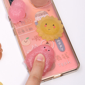 Hot Sale TPR Random Kawaii Mini Mochi Animal Glitter Squishy <b>Squeeze</b> Stress Relief Promotional Toy for Kids and Adults - Product Image 3