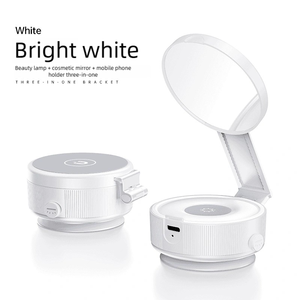 Soporte de Teléfono para Auto Plegable 3 en 1, Ultraligero de Aluminio de 136g, con Espejo de Maquillaje para Ventilación y Transmisión en Vivo - Product Image 4