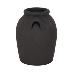 Vaso in Ceramica Rotondo Tradizionale con Manici per Arredamento Soggiorno, Pezzo d'Arredo Moderno per la Casa - Product Image 4