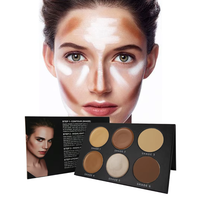 Poudre bronzante pressée vegan haute pigmentation, effet scintillant, waterproof, pour le corps et le visage, maquillage mat bio, marque privée