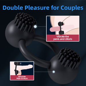 남성용 맞춤형 실리콘 콕링 18시간 지연 성인용품 섹스토이 진동기 페니스 링 남성 맞춤 제작 - Product Image 4