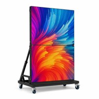 Mur vidéo LED 4K UHD P1.53 avec profondeur de couleur 16 bits, HDR10, gamme de couleurs NTSC 110%, design pliable, utilisation en intérieur, CMS et RDM basés sur le cloud