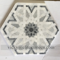 Mosaïque murale 3D en travertin, carrelage de cuisine en mosaïque de pierre 3D, carrelage mural en marbre à jet d'eau, mosaïque de travertin 3D
