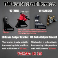 Nouveau kit de montage d'étrier de frein CNC Yozma in 10 Ultra Bee pour motos Yozma in 10, accessoires de rétrofit et de mise à niveau