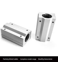 Bloc de glissière linéaire de type étendu SCS8LUU SCS10LUU SCS12LUU SCS16LUU SCS20LUU, unité de roulement à billes linéaire avec boîtier en aluminium pour CNC