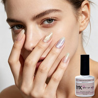 Vernis à ongles gel UV Makeauty Platinum Cat Eye 15ml, brillant, magnétique, pailleté, en flacon, pour manucure DIY et salon