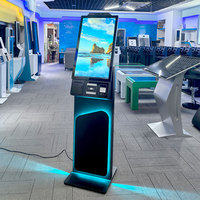 Terminal de paiement en libre-service avec écran tactile de 27 pouces et lecteur de code QR pour les magasins de proximité
