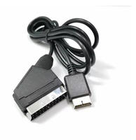 Nouveau câble audio vidéo péritel RGB 1.8m accessoire de console de jeu filaire pour PS2 PS3