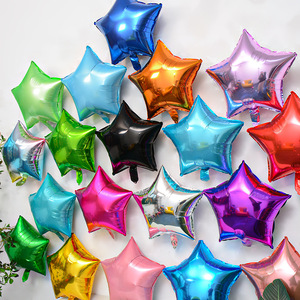 Globos de Helio en Forma de Estrella y Corazón de 18 Pulgadas en Dorado, Plateado, Azul y Rosa para Decoraciones de <span class=keywords><strong>Halloween</strong></span>, <span class=keywords><strong>Cumpleaños</strong></span> y Bodas - Product Image 3