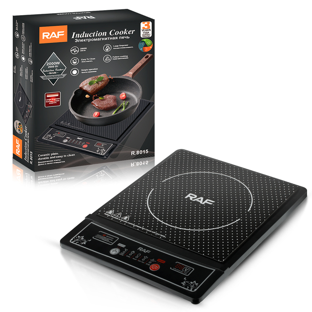RAF Induction Cooker 2000W High Power Simple Operation for Fast Home Cooking Cocina De Induction Potente Para El Hogar