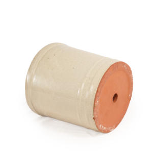 Ensemble de pots à fleurs en terre cuite, finition émaillée, design cylindrique, pour la maison, le jardin, l'intérieur et l'extérieur, durable, écologique, vente en gros - Product Image 5