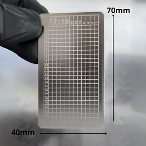 Plaque de stockage de phrases de graine de récupération de crypto en titane ou en acier inoxydable LOGO <span class=keywords><strong>personnalisé</strong></span> - Product Image 2