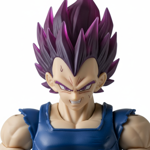 Figura de Acción de PVC de <span class=keywords><strong>Majin</strong></span> <span class=keywords><strong>Vegeta</strong></span> con Daños de Batalla, Estatua Coleccionable, Figura de Anime con Múltiples Esculturas de Cabeza y Accesorios - Product Image 1