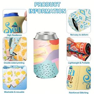 Logo Decorated <b>Beer</b> Cozies Insulated Neoprene Sleeves for Eco-Friendly Events and Large Storage Solutions - Product Image 2
