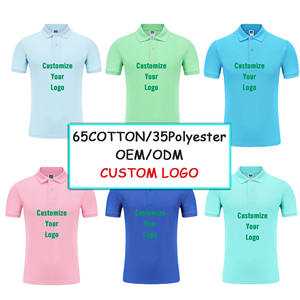 เสื้อโปโลผ้าถักโพลีเอสเตอร์คุณภาพสูงขายส่ง ป้องกันริ้วรอย สวมใส่สบาย ปักลายได้ตามสั่ง เสื้อผ้ากีฬาผู้ชาย แขนสั้น พิมพ์ลาย - Product Image 6