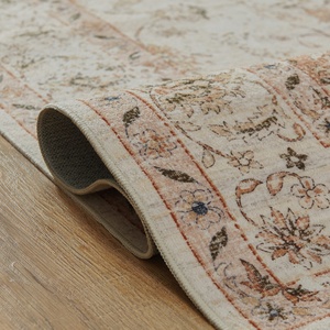 Alfombra JINCHAN Sostenible Estilo <span class=keywords><strong>Lima</strong></span> con Diseño Floral, Lavable, Resistente a las Manchas, Ultrafina, para Dormitorio - Product Image 3