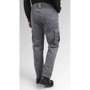 DIADORA UTILITY - 702.177649-75070/XL Pantalon cargo à quatre poches gris acier-PANTALON DE TRAVAIL EAN 8032521547490 - Product Image 3