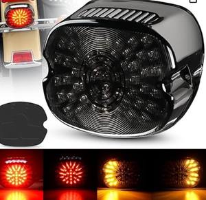 Feu arrière LED fumé Dyno Sportster 883 1200 Road King avec clignotants et feux de freinage pour systèmes de carrosserie de moto - Product Image 4