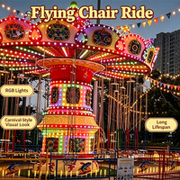 Chaise volante rotative Sanly Rides pour tous les âges, pour aire de jeux extérieure, parc d'attractions, Luna Park, à vendre