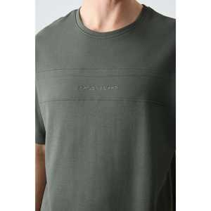 Conjunto de Pantalones Cortos Oversize de Algodón Caqui para Hombre 85257, Corte Básico y Cómodo, Ropa Casual - Product Image 6