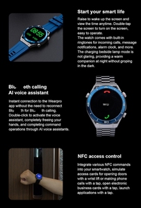 Reloj inteligente <span class=keywords><strong>DT</strong></span> <span class=keywords><strong>NO</strong></span> <span class=keywords><strong>1</strong></span> Ultra Mate para hombre de negocios, correas de cuero de acero inoxidable, pantalla redonda, llamadas BT, reloj inteligente <span class=keywords><strong>DT</strong></span> - Product Image 2