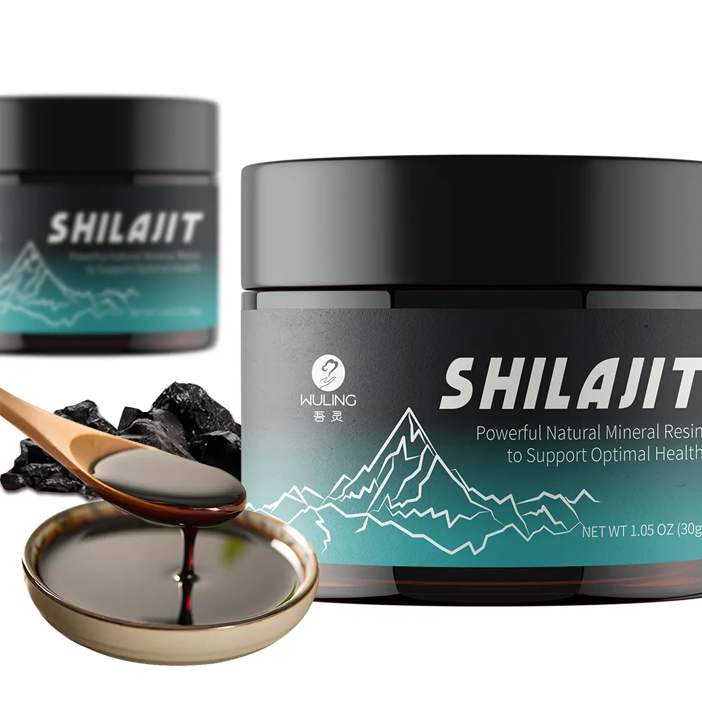 OEM Private Label Improving Health Supplement Brain Booster Pure Himalayan 100% Natural Herbal Shilajit Resin Ointment Jam