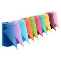 Rouleau de bavoirs dentaires jetables Xingcheng, 2 plis, papier, film plastique, 80 pièces