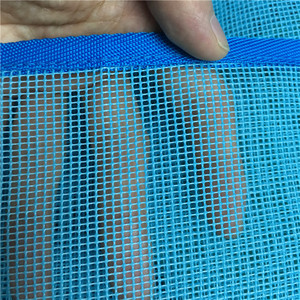 Chất lượng cao kích thước lớn lưu trữ ngoài trời màu xanh PVC lưới đa Pocket Lady Tote Túi bãi biển với khoang phía trước - Product Image 5