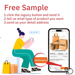 Cá nhân Kraft Túi mua sắm giấy bền và phân hủy sinh học với logo dập nổi bông xử lý cho kính bao bì Quà Tặng - Product Image 4