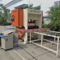 Machine à perforer automatique pour carreaux de plafond en gypse Panneau en verre de magnésium Oeillet Panneau en plâtre Trou Making Machine PLC Core