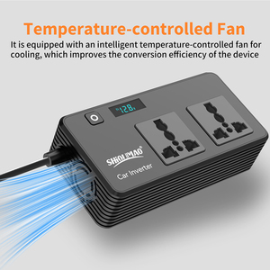 อินเวอร์เตอร์ปรับคลื่นไซน์เวฟอินเวอร์เตอร์อินเวอร์เตอร์12V <span class=keywords><strong>220V</strong></span> 200W อะแดปเตอร์ในรถยนต์ที่ชาร์จไฟ12V ถึง<span class=keywords><strong>220V</strong></span> - Product Image 4