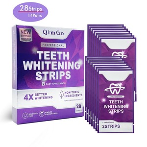 Bandes blanchissantes pour les dents, soins dentaires avancés, patchs blanchissants, éliminent les taches, formule douce, sans danger pour l'émail, utilisation à domicile, application facile - Product Image 6