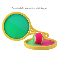 Ensemble de jeu de paddle-ball avec raquettes adhésives pour lancer et attraper, amusement en plein air, plage, cour, terrain de jeu, sports pour la famille et les enfants