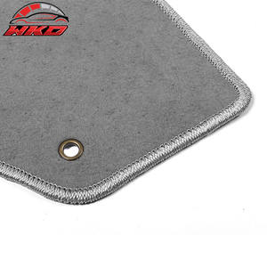 พรมปูพื้นสำหรับรถจี๊ป ลิเบอร์ตี้ 08-13 แผ่นรองพื้นรถยนต์ด้านหน้าด้านหลังกำมะหยี่สีเทาพรมกันลื่น 4 ชิ้น - Product Image 3