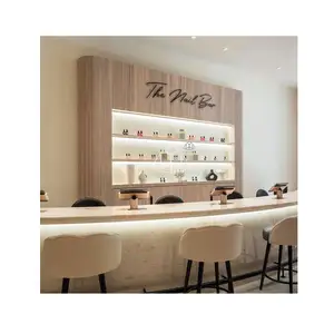 Forniture per unghie con Design da banco per Nail Shop espositore decorazioni per Nail Shop