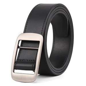 Factory Wholesale Leather Belt For Buckle Designer Best Leather Belt Manufacturers 3.0 Wide Alloy Buckle