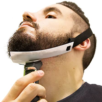 Gabarit de rasage pour le contour du cou, guide de mise en forme de la ligne des cheveux et du cou, gabarit de rasage pour la barbe, outil de mise en forme de la barbe