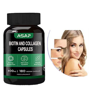 Cabello Piel y Uñas Biotina Colágeno Queratina Vitamina C Suplemento Champú Biotina y Colágeno Cápsulas - Product Image 2