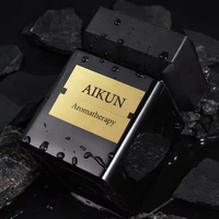 Diffuseur de parfum d'ambiance de luxe Aikun 500 ml en verre, longue durée, avec bâtonnets en rotin naturel, coffret cadeau idéal pour les fêtes