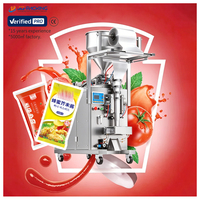 Machine d'emballage automatique pour sachets de ketchup, pâte de tomate, sauce chili, mayonnaise, machine de remplissage et de scellage de sachets, machine d'emballage de sauces