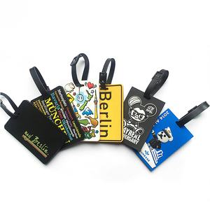 Logotipo personalizado PVC goma reclamo comprobar etiqueta de equipaje - Product Image 6