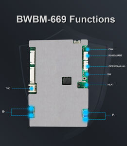 Placa de protección de circuito de batería inteligente BMS 8S 485 10S 13S 15S 16S 19S 20S 23S 24S 30A 40A 45A 50A LFP ION NMC Na CAN/BT - Product Image 6