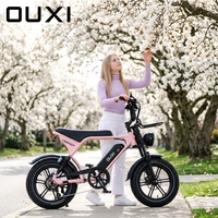 OUXI 16 X 4.0 Mini Vélo Électrique Fat Bike 250W 36V 10.4Ah Finition Mate pour Enfants de 12 à 17 Ans – Amusement Urbain et Balades V8