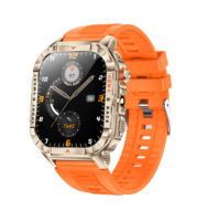 Montre connectée J13 avec boîtier en métal, appels Bluetooth, écran IPS de 2,01 pouces