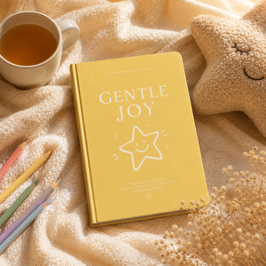 Diario Personalizado LABON Gentle Joy Inner Child, Diario Guiado de Mindfulness, Amor Propio, Bienestar, Tapa Dura Amarilla, Cuaderno de Creatividad - Product Image 4