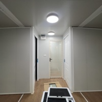 Villa de luxe à deux étages, duplex, maison conteneur de 40 pieds, extensible, préfabriquée, moderne, avec un design intérieur entièrement meublé